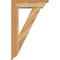 Ekena Millwork Traditional Traditional Rough Sawn Bracket w/ Offset Brace, Western Red Cedar, 6"W x 20"D x 32"H BKT0604X20X32TRA01RWR - alternate 3